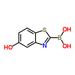 (5-Hydroxy-1,3-benzothiazol-2-yl)boronic acid结构式