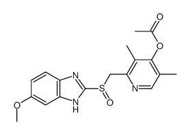 4-Acetyloxy Omeprazole structure