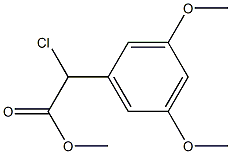 Chloro-(3,5-dimethoxy-phenyl)-acetic acid methyl ester Structure