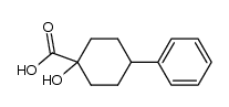 1-hydroxy-4-phenyl-cyclohexanecarboxylic acid Structure