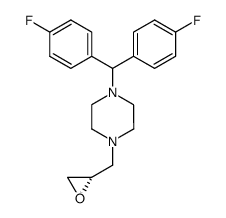 (S)-(-)-1--4-(oxiranylmethyl)piperazine Structure