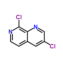 3,8-Dichloro-[1,7]naphthyridine结构式