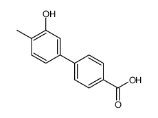 4-(3-hydroxy-4-methylphenyl)benzoic acid结构式