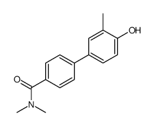 4-(4-hydroxy-3-methylphenyl)-N,N-dimethylbenzamide结构式