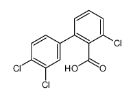 2-chloro-6-(3,4-dichlorophenyl)benzoic acid Structure