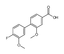 4-(4-fluoro-3-methoxyphenyl)-3-methoxybenzoic acid结构式