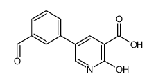 5-(3-formylphenyl)-2-oxo-1H-pyridine-3-carboxylic acid Structure