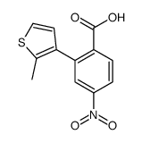 2-(2-methylthiophen-3-yl)-4-nitrobenzoic acid结构式