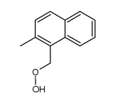 1-(hydroperoxymethyl)-2-methylnaphthalene Structure