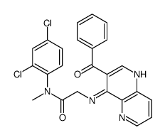 2-[(3-benzoyl-1,5-naphthyridin-4-yl)amino]-N-(2,4-dichlorophenyl)-N-methylacetamide Structure