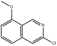 3-氯-8-甲氧基异喹啉结构式