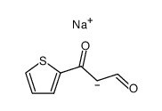β-oxo-β-(2-thienyl)propanal sodium salt结构式