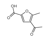 4-acetyl-5-methyl-furan-2-carboxylic acid结构式