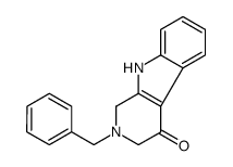 2-benzyl-3,9-dihydro-1H-pyrido[3,4-b]indol-4-one结构式