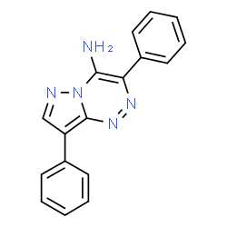 3,8-Diphenylpyrazolo[5,1-c][1,2,4]triazin-4-amine Structure