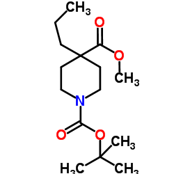 4-Methyl 1-(2-methyl-2-propanyl) 4-propyl-1,4-piperidinedicarboxylate图片