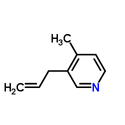 4-Methyl-3-(prop-2-en-1-yl)pyridine Structure