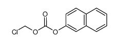 chloromethyl naphthalen-2-yl carbonate结构式