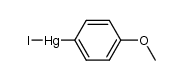 4-methoxy-phenylmercury (1+), iodide结构式