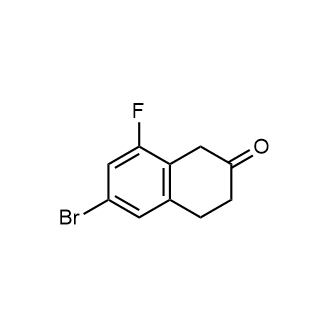 6-Bromo-8-fluoro-3,4-dihydronaphthalen-2(1H)-one structure