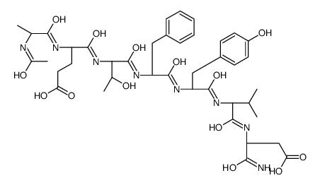 Ac-Ala-Glu-Thr-Phe-Tyr-Val-Asp-NH2 Structure