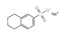sodium 5,6,7,8-tetrahydronaphthalene-2-sulphonate结构式