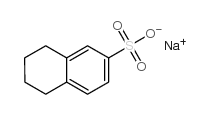 sodium 5,6,7,8-tetrahydronaphthalene-2-sulphonate structure