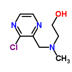 2-{[(3-Chloro-2-pyrazinyl)methyl](methyl)amino}ethanol Structure