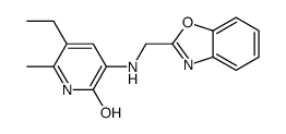 3-(1,3-benzoxazol-2-ylmethylamino)-5-ethyl-6-methyl-1H-pyridin-2-one Structure