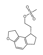 (S)-2-(1,6,7,8-tetrahydro-2H-indeno[5,4-b]furan-8-yl)ethyl methanesulfonate Structure