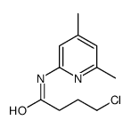 4-chloro-N-(4,6-dimethylpyridin-2-yl)butanamide结构式