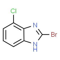 2-溴-4-氯-1H-苯并[d]咪唑结构式