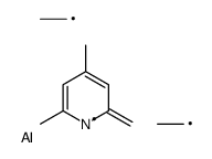 (4,6-dimethylpyridin-2-yl)methyl-diethylalumane Structure