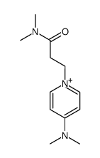 4-(dimethylamino)-1-(3-(dimethylamino)-3-oxopropyl)pyridin-1-ium Structure