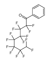 1-Octanone, 2,2,3,3,4,4,5,5,6,6,7,7,8,8-tetradecafluoro-1-phenyl-结构式