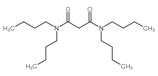 N,N,N',N'-四丁基丙二酰胺结构式