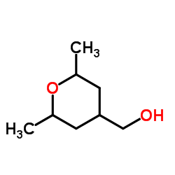 (2,6-Dimethyltetrahydro-2H-pyran-4-yl)methanol Structure