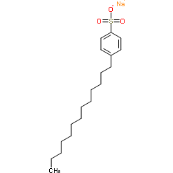 Sodium 4-tridecylbenzenesulfonate structure