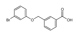 3-(3-BROMO-PHENOXYMETHYL)-BENZOIC ACID结构式