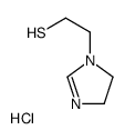 2-(4,5-dihydroimidazol-1-yl)ethanethiol,hydrochloride Structure
