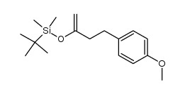 tert-butyl((4-(4-methoxyphenyl)but-1-en-2-yl)oxy)dimethylsilane结构式