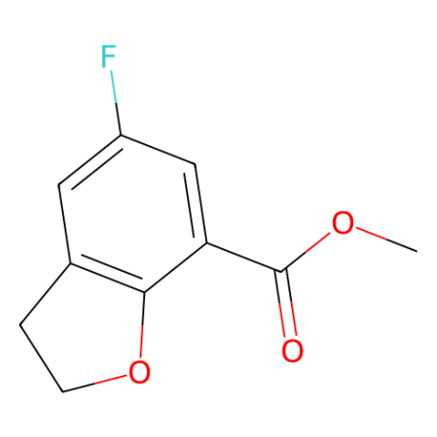 methyl 5-fluoro-2,3-dihydrobenzofuran-7-carboxylate structure