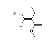 (1,3-dimethoxy-2-propan-2-ylbuta-1,3-dienoxy)-trimethylsilane结构式