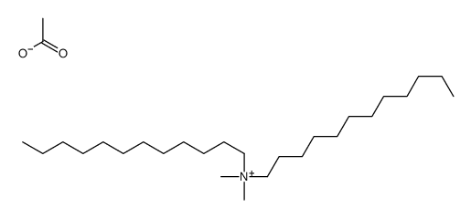 didodecyl(dimethyl)azanium,acetate Structure