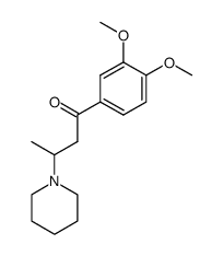 3,4-Dimethoxyphenyl-2-piperidinopropyl-keton Structure