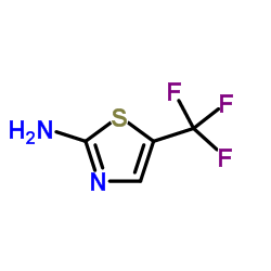 5-(Trifluoromethyl)-1,3-thiazol-2-amine structure