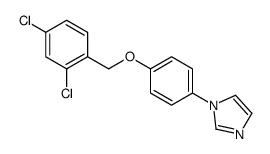 1-[4-[(2,4-dichlorophenyl)methoxy]phenyl]imidazole Structure