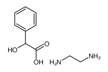 ethane-1,2-diamine,2-hydroxy-2-phenylacetic acid结构式