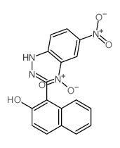 1-Naphthalenecarboxaldehyde,2-hydroxy-, 2-(2,4-dinitrophenyl)hydrazone结构式