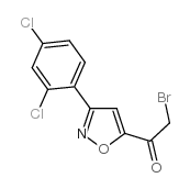 2-Bromo-1-[3-(2,4-dichlorophenyl)isoxazol-5-yl]ethan-1-one Structure
